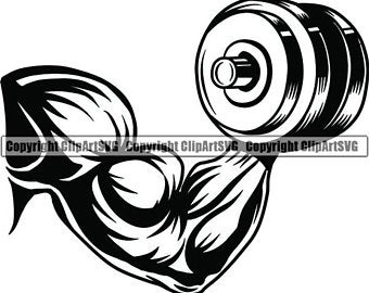 bicep clipart strong fist