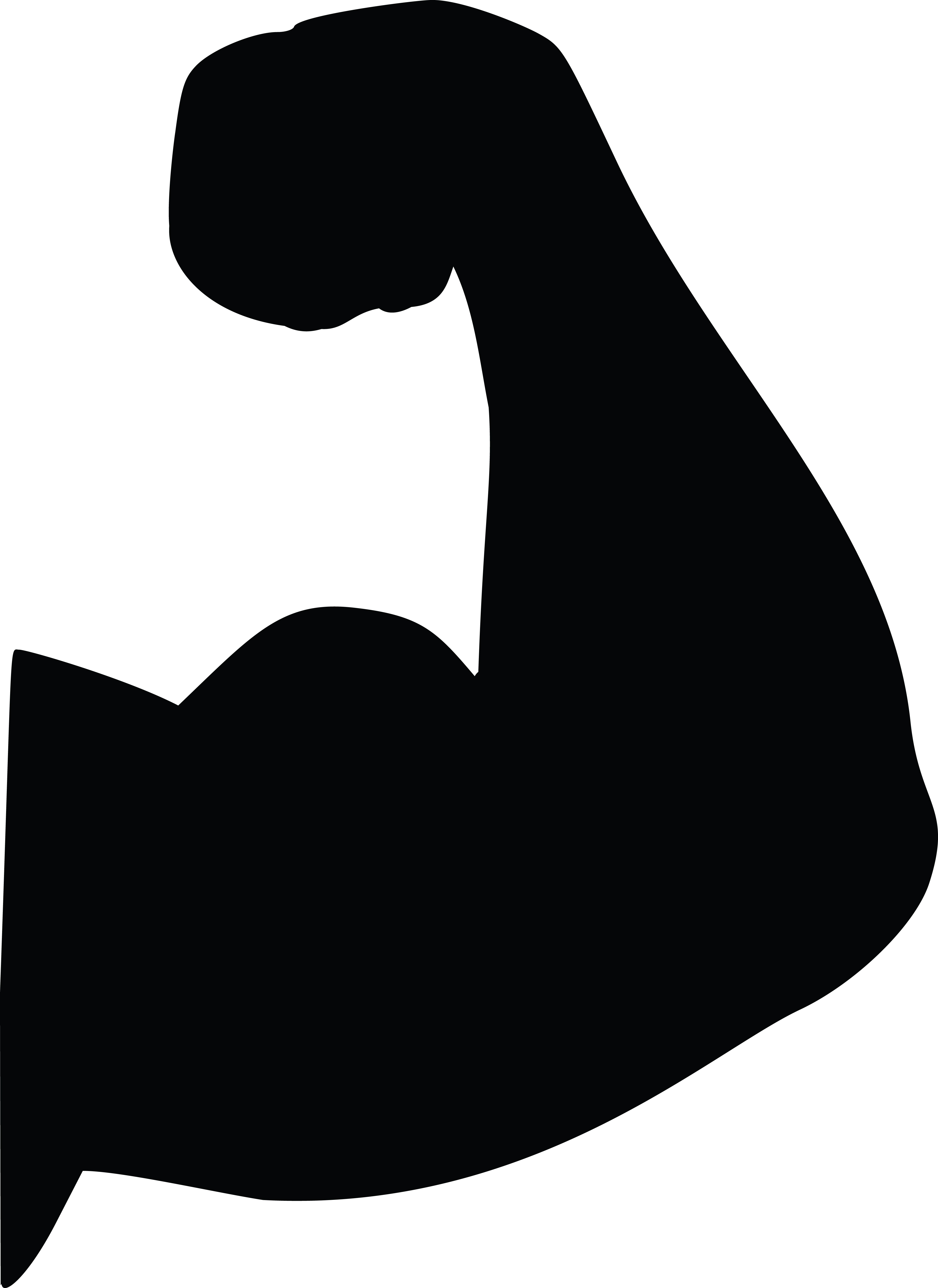 bicep clipart strong man