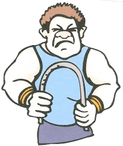 bicep clipart strong man