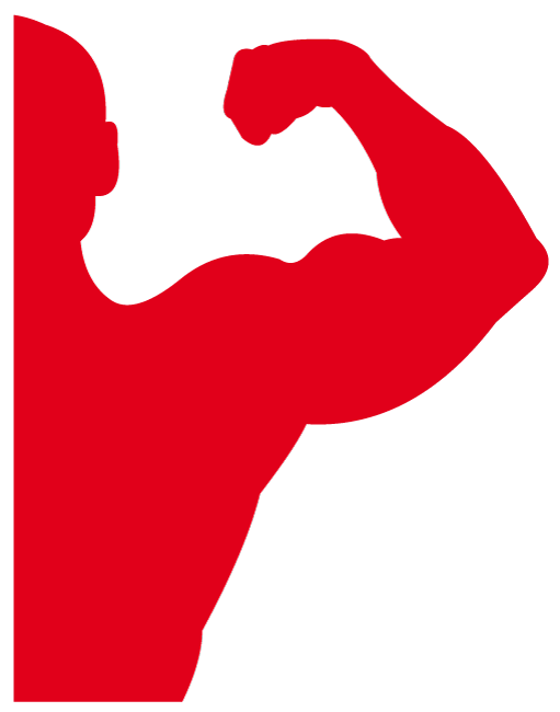 bicep clipart strong person