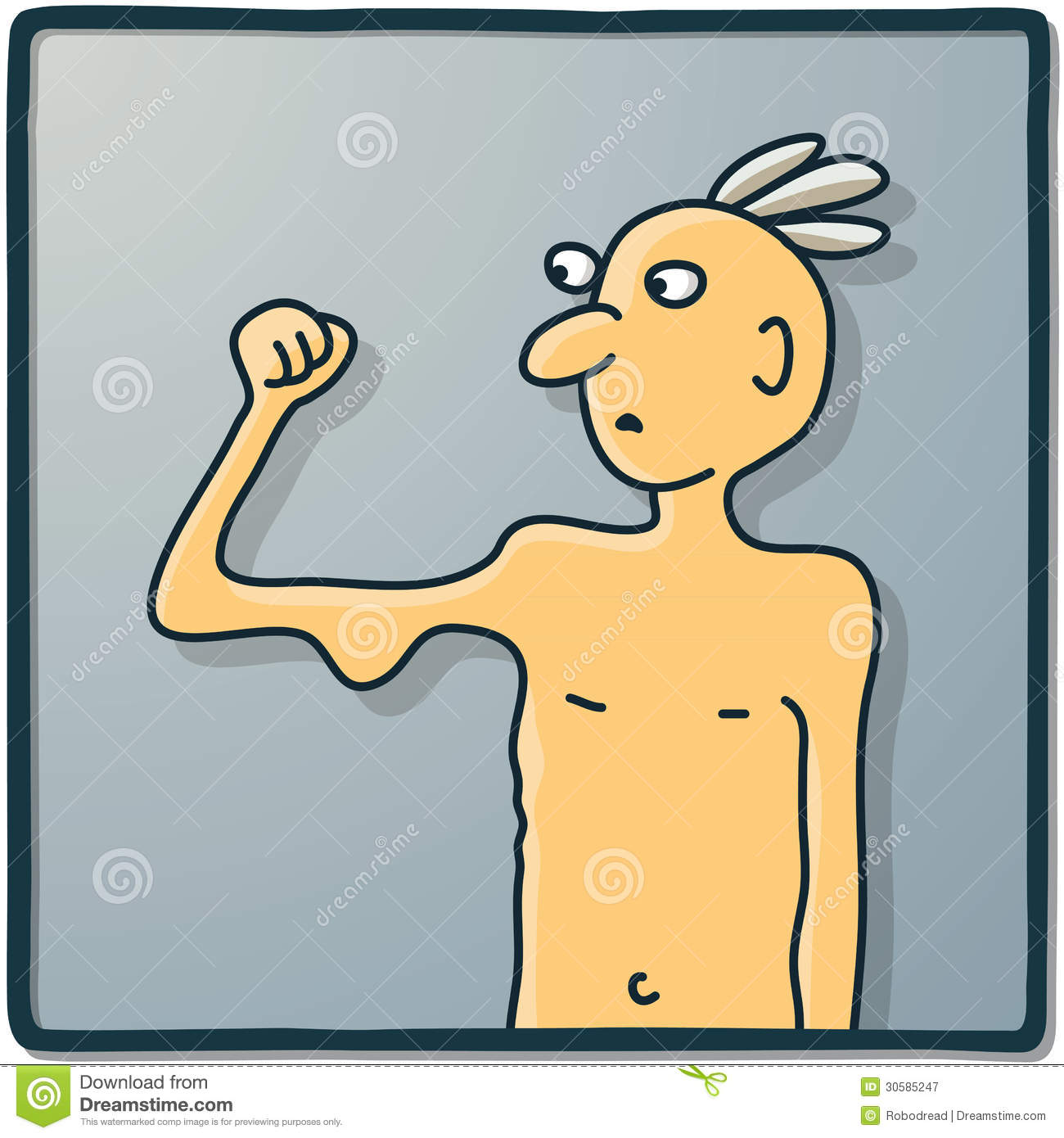 bicep clipart strong person