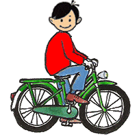 Free gifs boy on. Bicycle clipart animated
