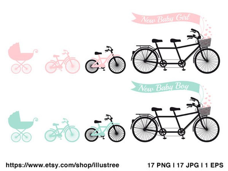 bicycle clipart baby