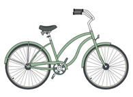 Biking clipart beach. Search results for bicycle