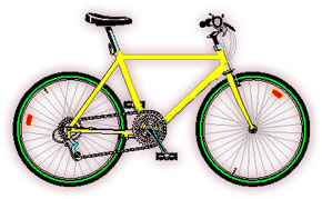 bike clipart hybrid bike