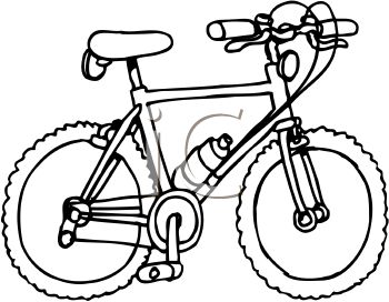Clip art on dayasrionl. Bicycle clipart black and white