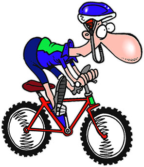bicycle clipart cartoon