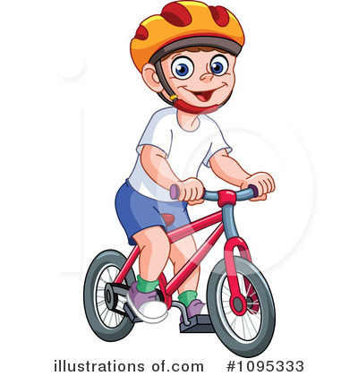 biking clipart illustration