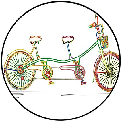clipart bicycle colorful