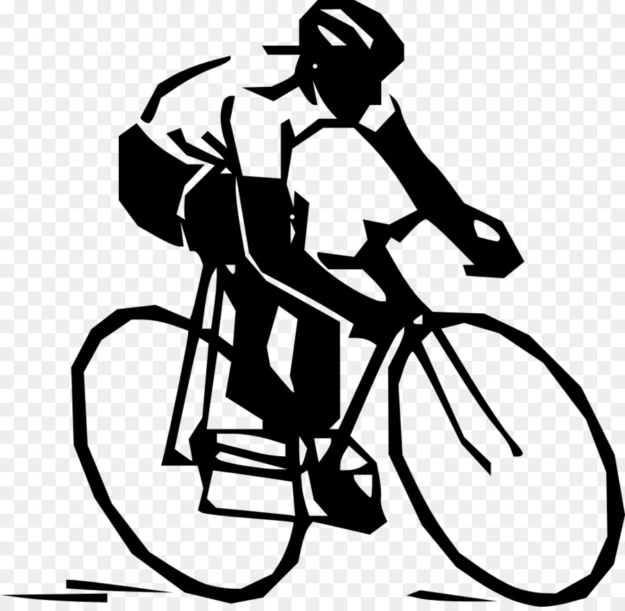 Cycle clipart rode. Racing bicycle cycling road