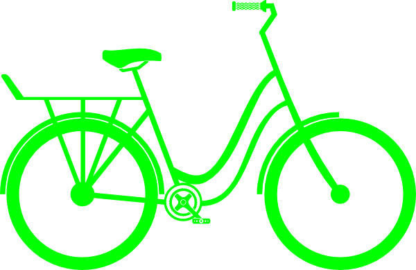 Bicycle green bike