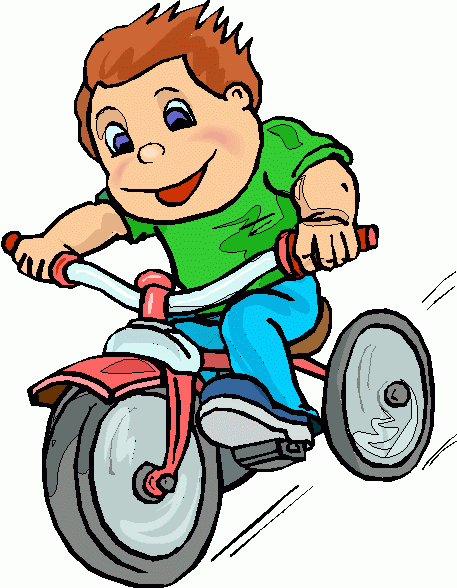 clipart bike kid bike