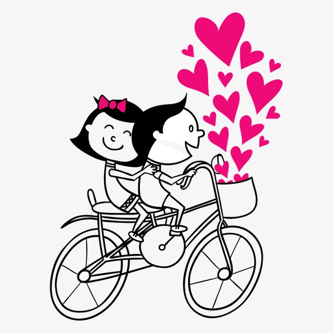 bicycle clipart love