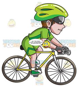 bicycle clipart man