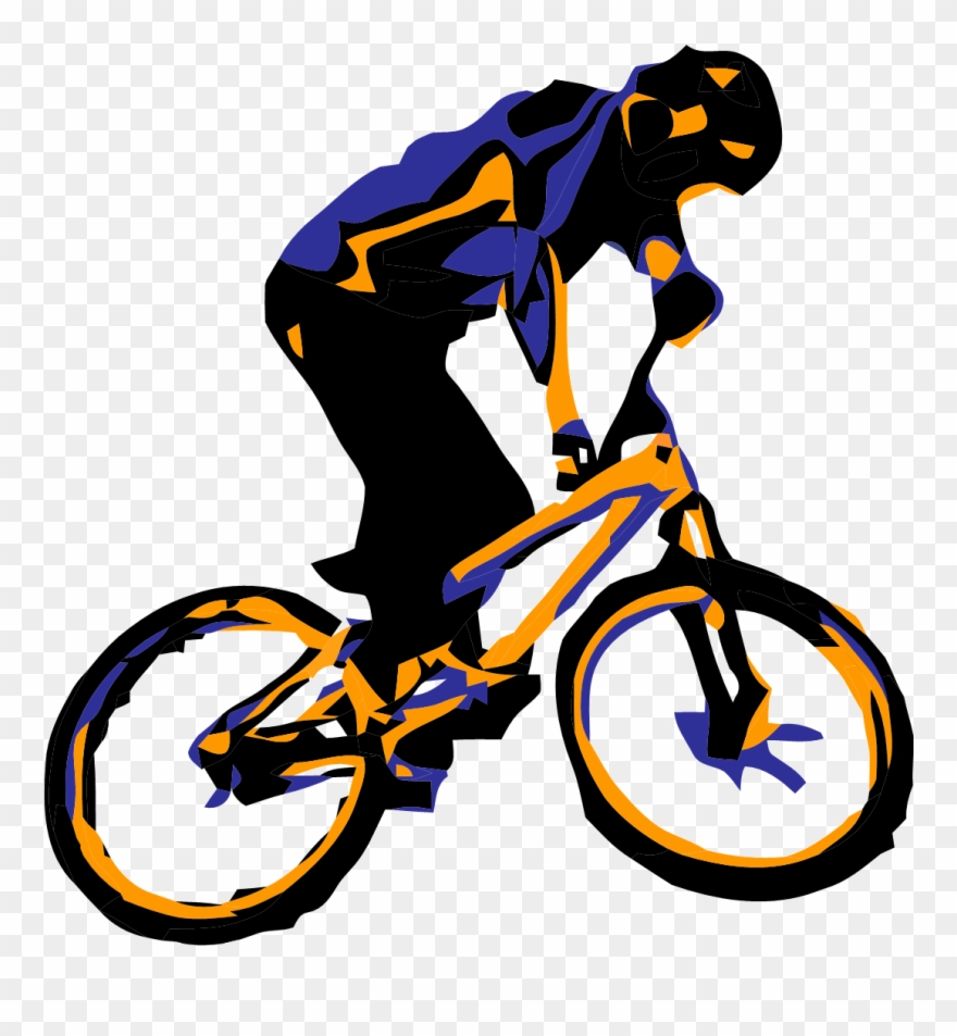 cycling clipart mountain bike