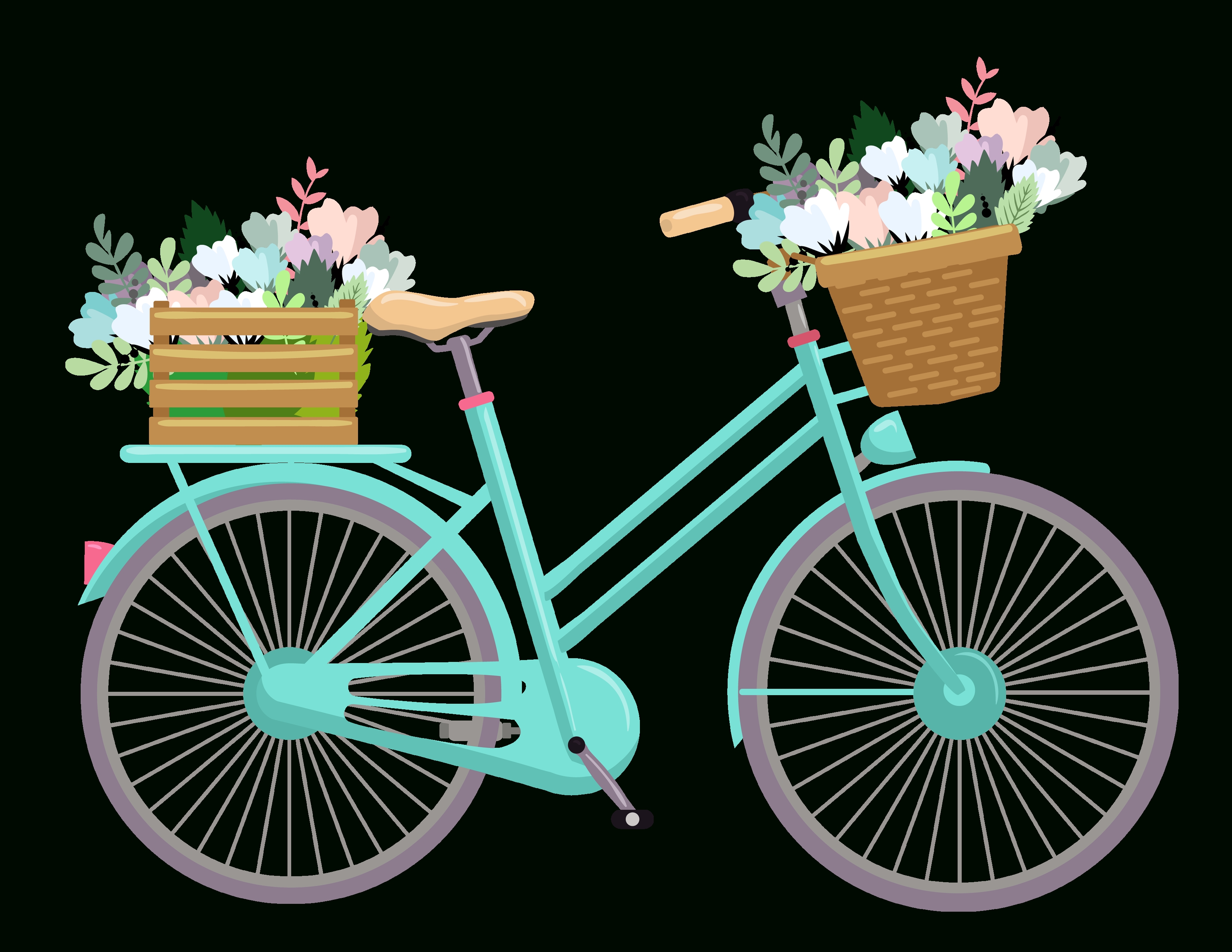 bicycle clipart printable