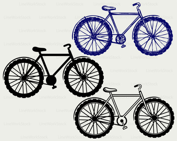 Bicycle clipart silhouette. Svg bike cricut svgbike