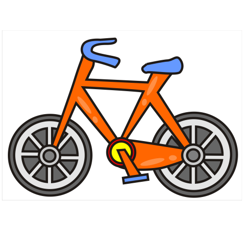 biking clipart cartoon