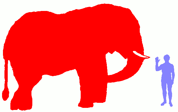 big clipart african elephant
