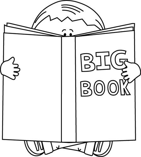 big clipart black and white