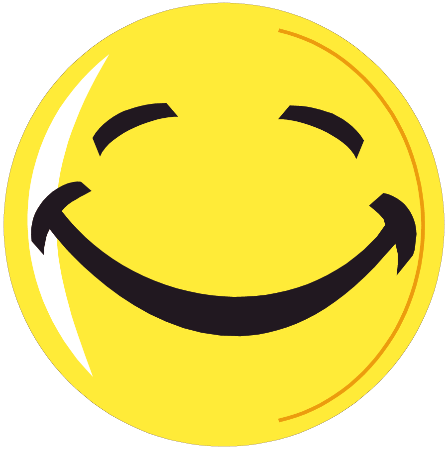 Smiling . Big clipart face