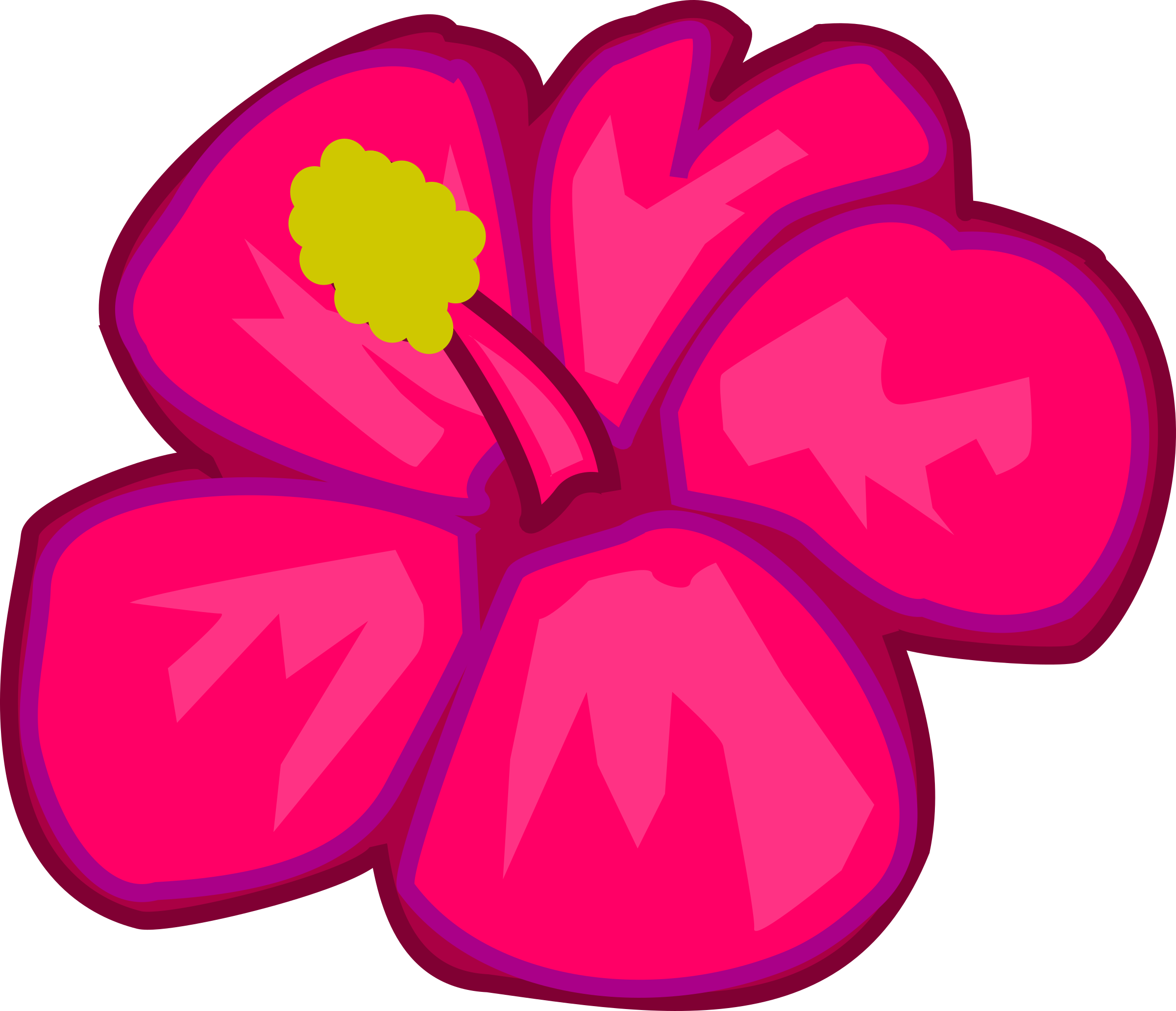 number 3 clipart pink