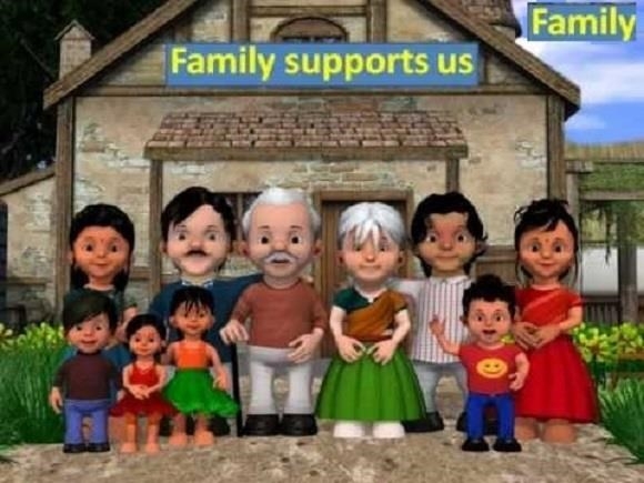  collection of indian. Big clipart joint family