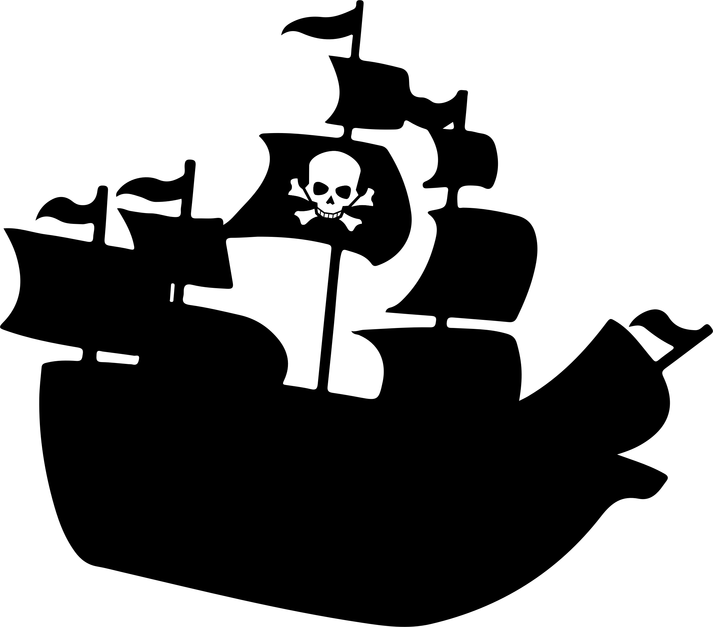 big clipart pirate ship