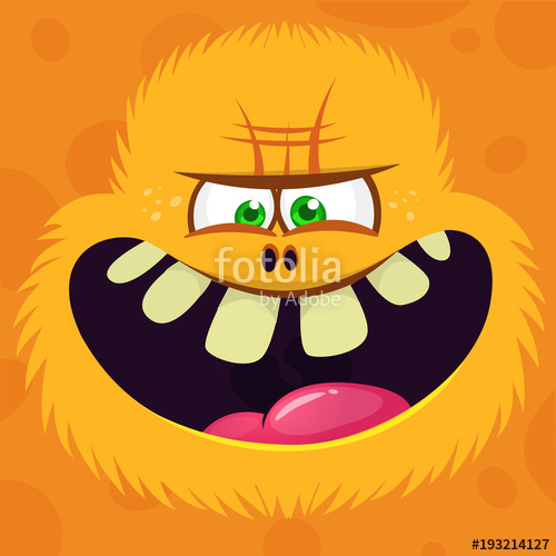 bigfoot clipart angry