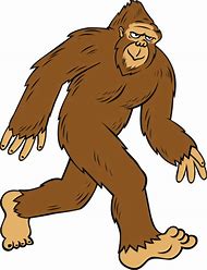bigfoot clipart angry