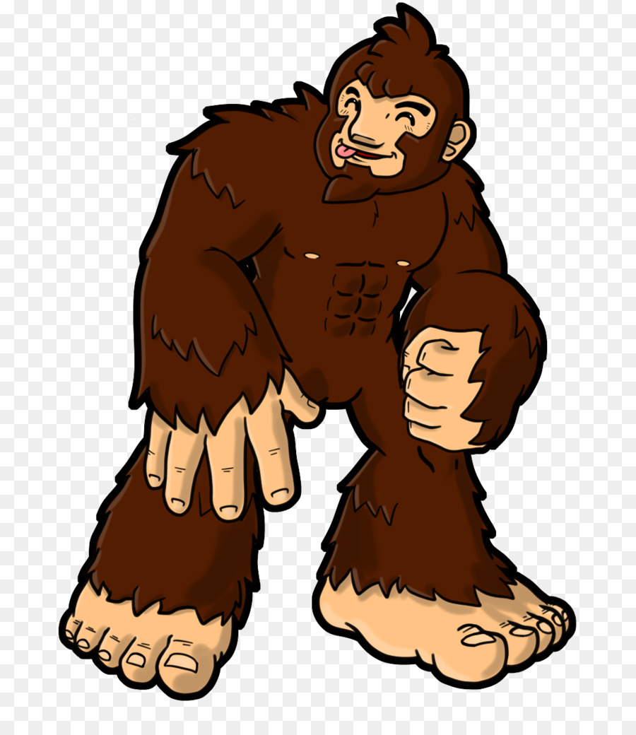 Illustration drawing . Bigfoot clipart cartoon