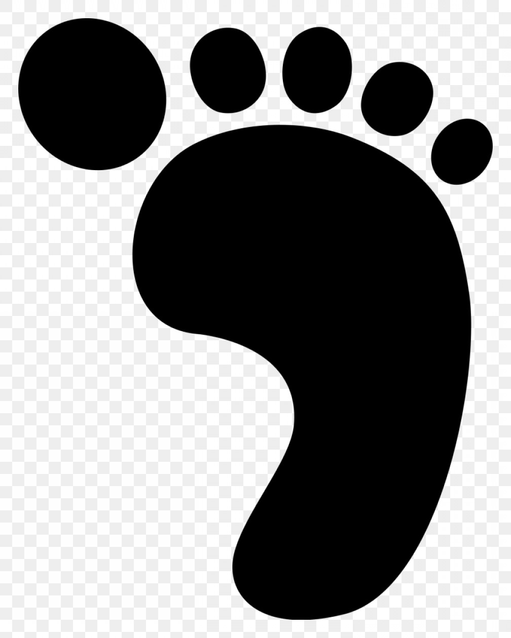 bigfoot clipart foot