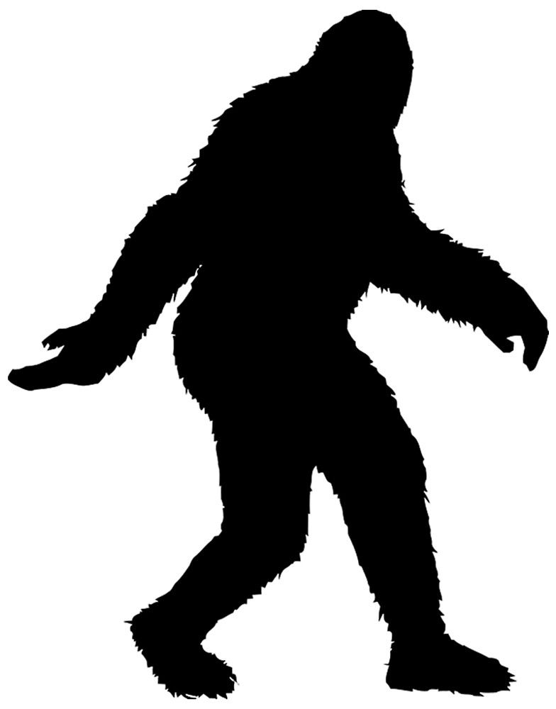 Bigfoot clipart outline, Bigfoot outline Transparent FREE for download