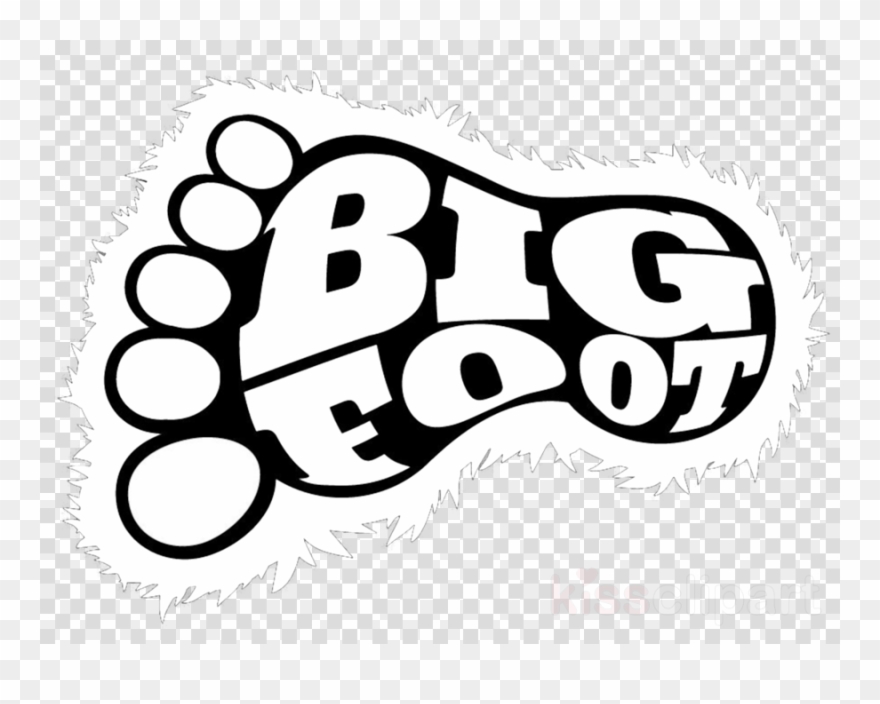 bigfoot clipart outline