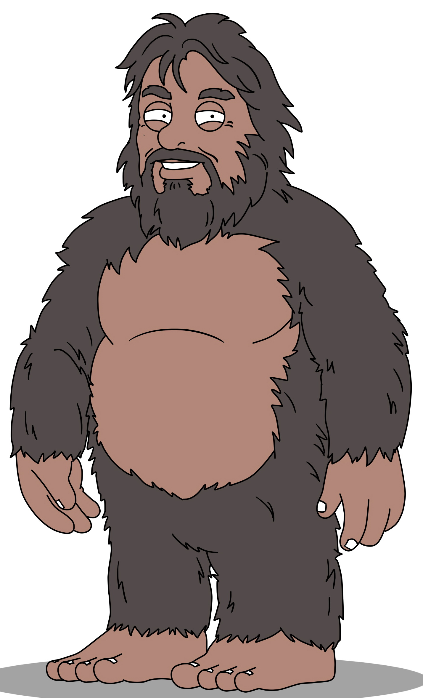 bigfoot clipart smelly