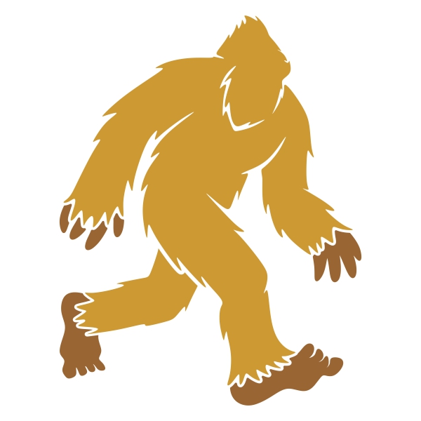 Bigfoot Clipart Svg Bigfoot Svg Transparent Free For Download On Webstockre...