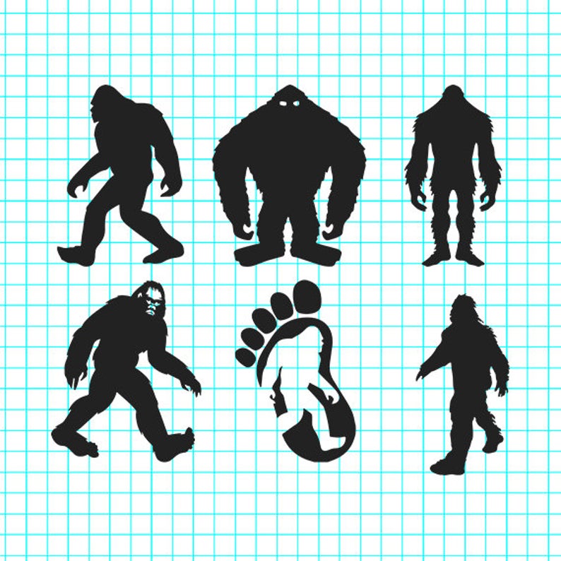 Get Bigfoot Svg File Free Background Free SVG files | Silhouette and