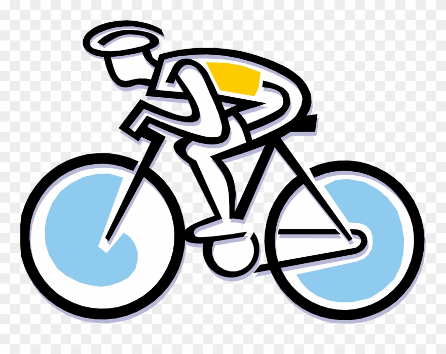 biking clipart animated