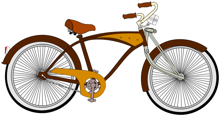 Bicycle recreation cycling bicycles. Bike clipart classic