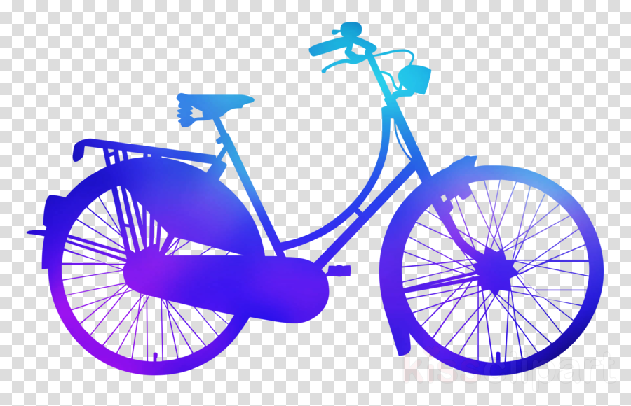 Blue background frame bicycle. Bike clipart classic