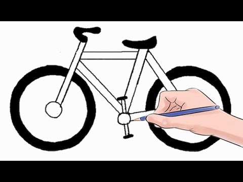 biking clipart easy