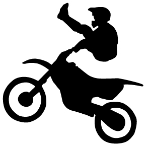 biking clipart simple