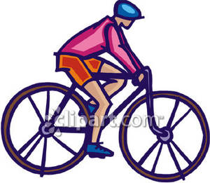 bike clipart person