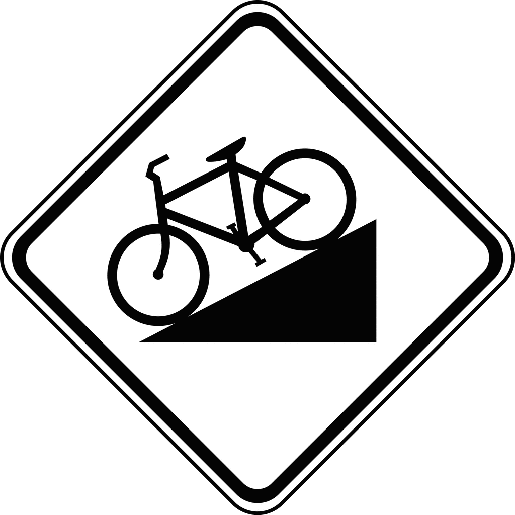 bike clipart sign