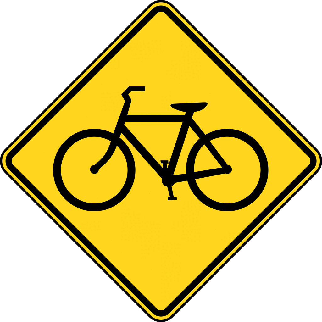 bike clipart sign