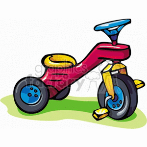 Royalty free bike clip. Cycle clipart toy