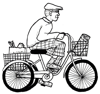 biking clipart tricycle