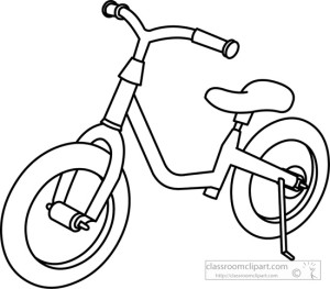 biking clipart outline