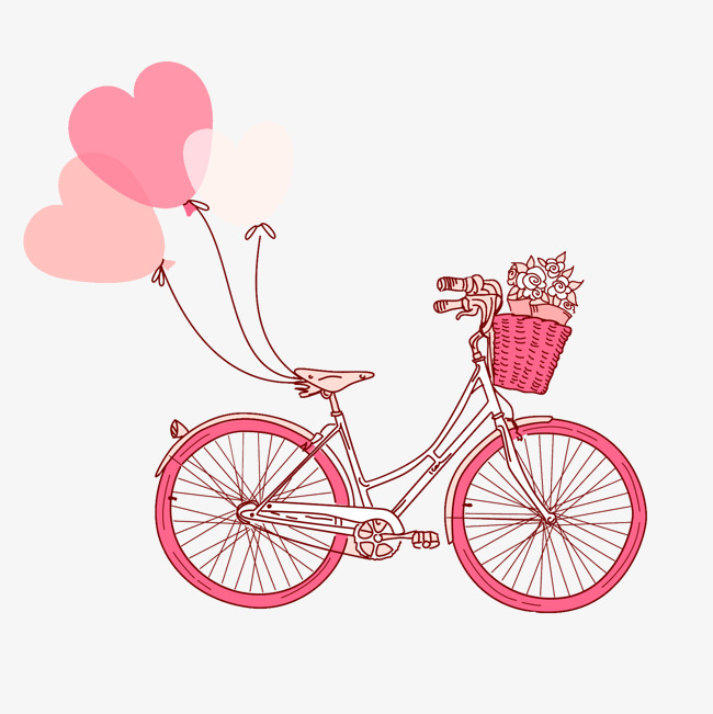 biking clipart romantic