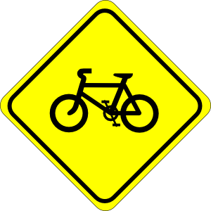 biking clipart sign